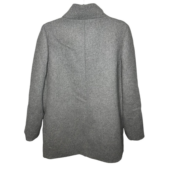 J.Crew Mercantile Classic Wool Cocoon Coat Gray - Picture 5 of 6